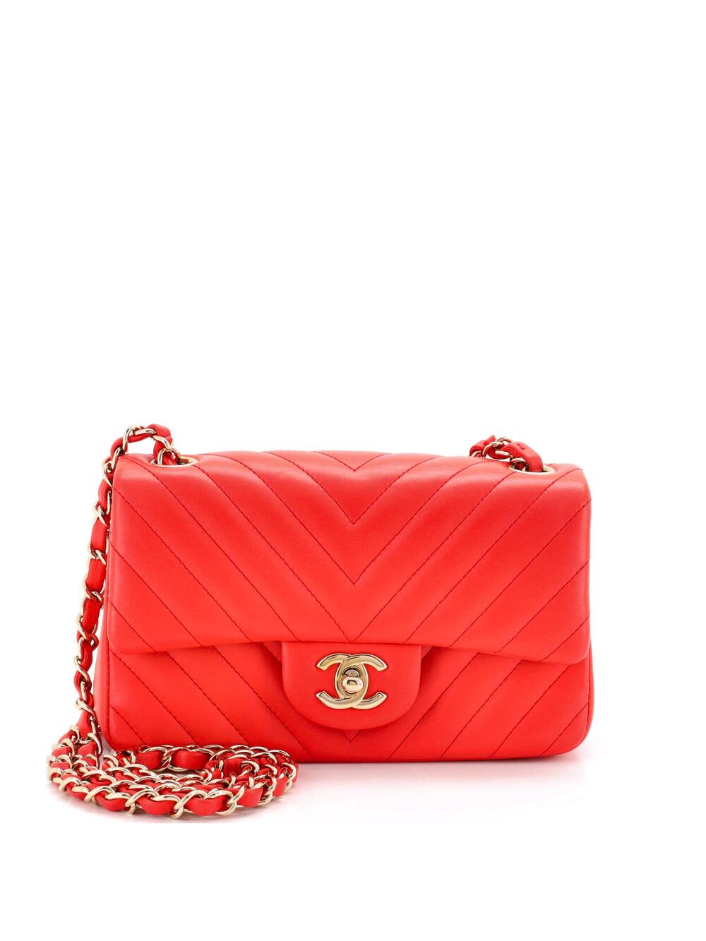 Chanel Classic Single Flap Bag Chevron #322602C48B